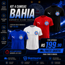 Kit 4 Camisas Masculinas TechFit Malha Fria Anti-Suor Proteção Solar Bahia