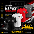 Kit 4 Camisas Masculinas TechFit Malha Fria Anti-Suor Proteção Solar São Paulo