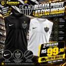 Kit 2 Regatas Masculinas Profit Malha Fria Anti-Suor Proteção Solar Atlético MG