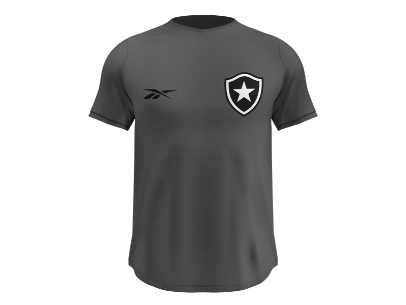 Camisa Masculina TechFit Malha Fria Anti-Suor Proteção Solar Botafogo