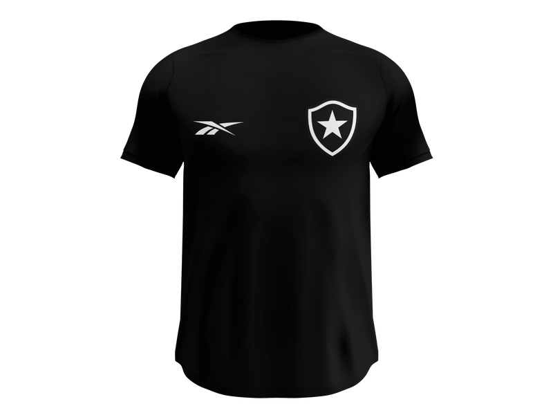 Camisa Masculina TechFit Malha Fria Anti-Suor Proteção Solar Botafogo