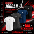 Kit 4 Camisas Masculinas TechFit Malha Fria Anti-Suor Proteção Solar Jordan
