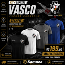 Kit 4 Camisas Masculinas TechFit Malha Fria Anti-Suor Proteção Solar Vasco da Gama