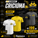 Kit 4 Camisas Masculinas TechFit Malha Fria Anti-Suor Proteção Solar Criciúma