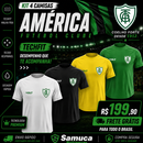 Kit 4 Camisas Masculinas TechFit Malha Fria Anti-Suor Proteção Solar América-MG