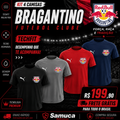 Kit 4 Camisas Masculinas TechFit Malha Fria Anti-Suor Proteção Solar Bragantino