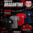 Kit 4 Camisas Masculinas TechFit Malha Fria Anti-Suor Proteção Solar Bragantino