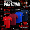 Kit 4 Camisas Masculinas TechFit Malha Fria Anti-Suor Proteção Solar Portugal