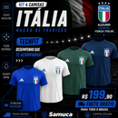 Kit 4 Camisas Masculinas TechFit Malha Fria Anti-Suor Proteção Solar Itália