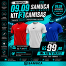 PROMOÇÃO 09.09 Kit 3 Camisas Techfit Masculinas Nike Malha Fria + Frete Grátis
