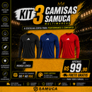 PROMOÇÃO 08.08 Kit 3 Camisas UV50+ Masculinas Adidas Malha Fria + Frete Grátis
