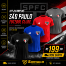Kit 4 Camisas Masculinas TechFit Malha Fria Anti-Suor Proteção Solar São Paulo