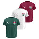Kit 3 Camisas Masculinas TechFit Malha Fria Anti-Suor Proteção Solar Fluminense