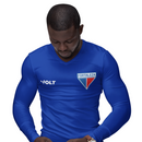 Kit 3 Camisas Térmicas Masculinas Tecido Ice Malha Fria com Proteção UV Fator 50+ Fortaleza