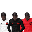 Kit 3 Camisas Térmicas Masculinas Tecido Ice Malha Fria com Proteção UV Fator 50+ Mengão
