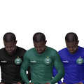 Kit 3 Camisas Térmicas Masculinas Tecido Ice Malha Fria com Proteção UV Fator 50+ Coritiba