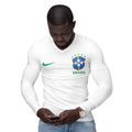 Camisa Manga Longa Térmica Masculina Tecido Ice Malha Fria com Proteção UV Fator 50+ Seleção Brasileira