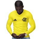 Camisa Manga Longa Térmica Masculina Tecido Ice Malha Fria com Proteção UV Fator 50+ Mengão CRF