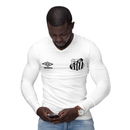 Camisa Manga Longa Térmica Masculina Tecido Ice Malha Fria com Proteção UV Fator 50+ Santos
