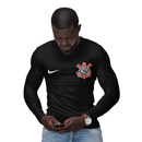 Camisa Manga Longa Térmica Masculina Tecido Ice Malha Fria com Proteção UV Fator 50+ Corinthians