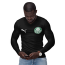 Camisa Manga Longa Térmica Masculina Tecido Ice Malha Fria com Proteção UV Fator 50+ Palmeiras