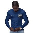 Camisa Manga Longa Térmica Masculina Tecido Ice Malha Fria com Proteção UV Fator 50+ Botafogo