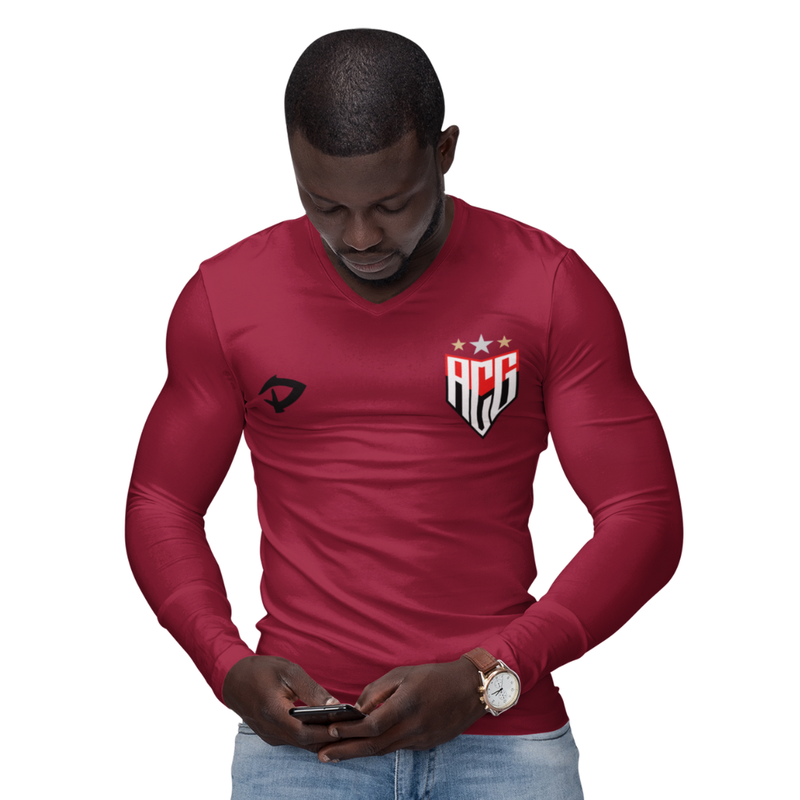 Camisa Manga Longa Térmica Masculina Tecido Ice Malha Fria com Proteção UV Fator 50+ Atlético GO