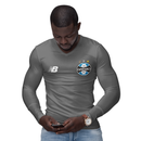 Camisa Manga Longa Térmica Masculina Tecido Ice Malha Fria com Proteção UV Fator 50+ Grêmio