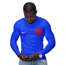 Camisa Manga Longa Térmica Masculina Tecido Ice Malha Fria com Proteção UV Fator 50+ Vasco Cruz