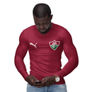 Camisa Manga Longa Térmica Masculina Tecido Ice Malha Fria com Proteção UV Fator 50+ Fluminense