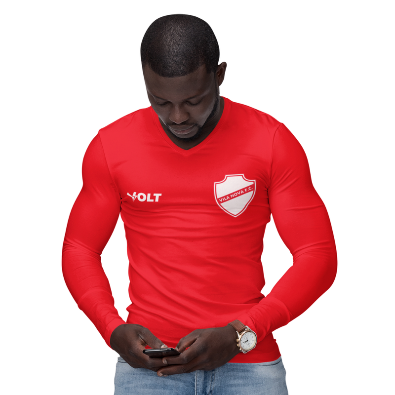 Camisa Manga Longa Térmica Masculina Tecido Ice Malha Fria com Proteção UV Fator 50+ Vila Nova