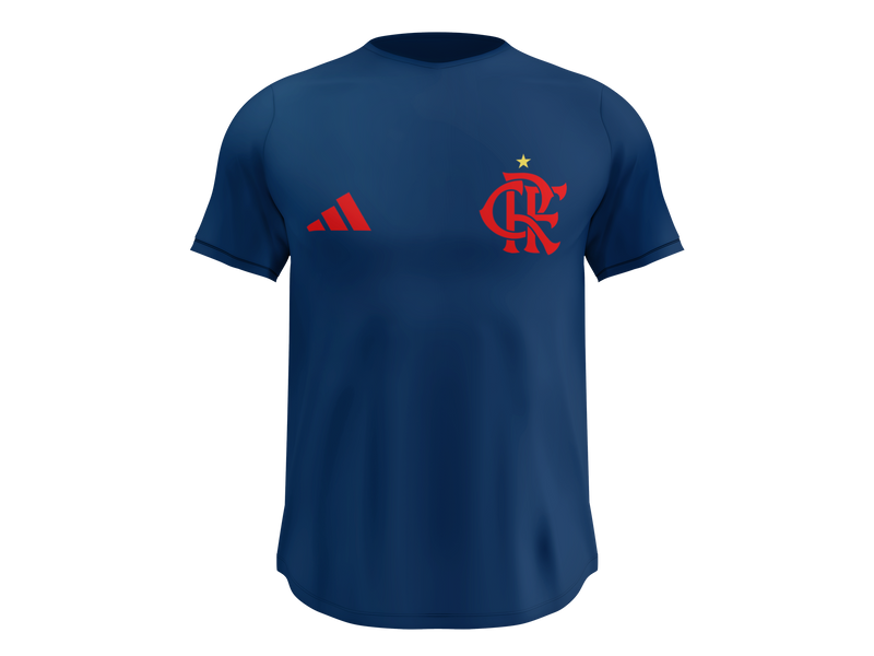 Camisa Masculina TechFit Malha Fria Anti-Suor Proteção Solar Mengão CRF