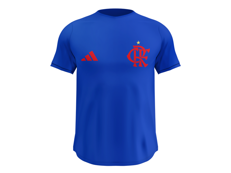 Camisa Masculina TechFit Malha Fria Anti-Suor Proteção Solar Mengão CRF