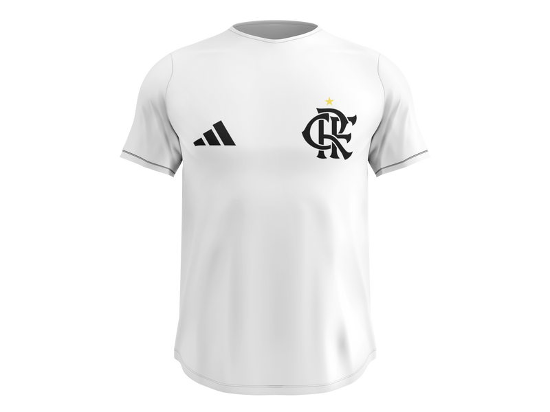 Camisa Masculina TechFit Malha Fria Anti-Suor Proteção Solar Mengão CRF