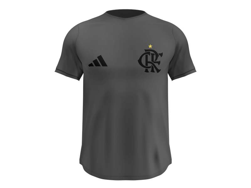 Camisa Masculina TechFit Malha Fria Anti-Suor Proteção Solar Mengão CRF