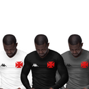 Kit 3 Camisas Térmicas Masculinas Tecido Ice Malha Fria com Proteção UV Fator 50+ Vasco Cruz de Cristo
