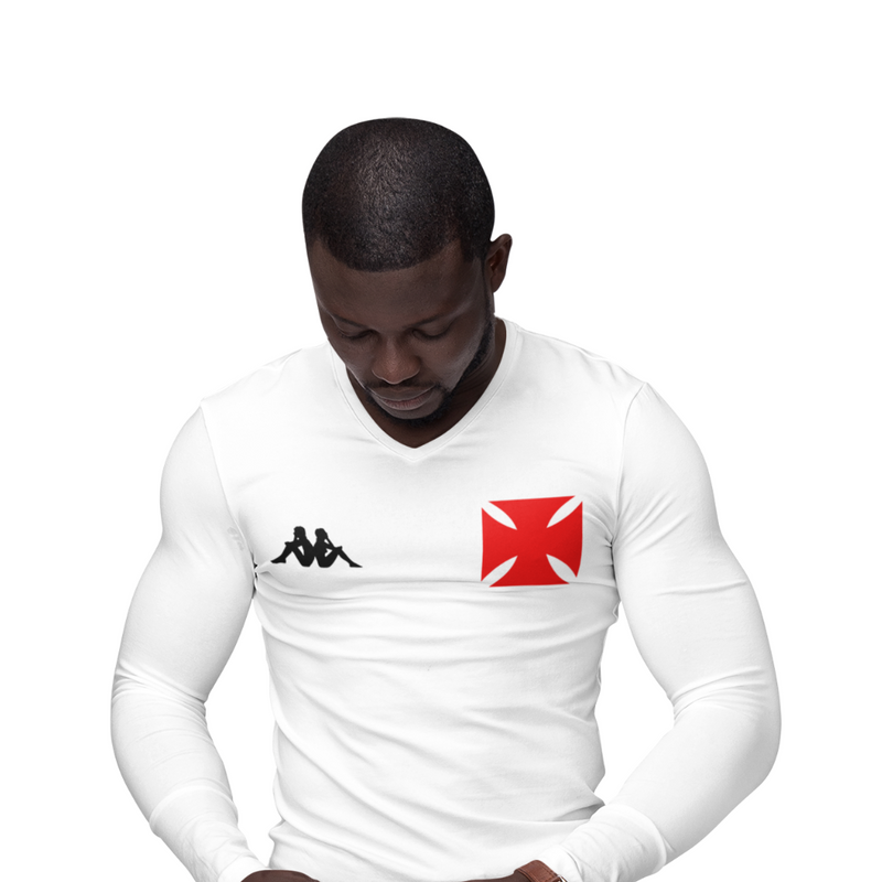 Kit 3 Camisas Térmicas Masculinas Tecido Ice Malha Fria com Proteção UV Fator 50+ Vasco Cruz de Cristo