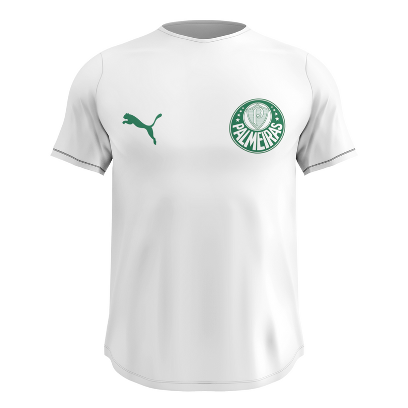 Kit 4 Camisas Dry Fit Masculinas Malha Premium Respirável Anti-Suor Palmeiras + Frete Grátis
