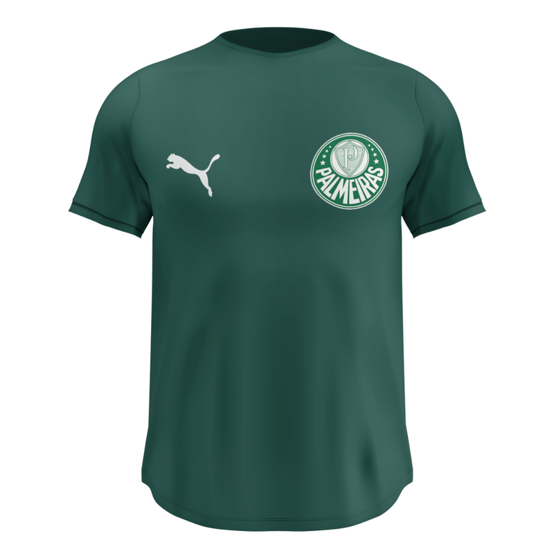 Kit 4 Camisas Dry Fit Masculinas Malha Premium Respirável Anti-Suor Palmeiras + Frete Grátis