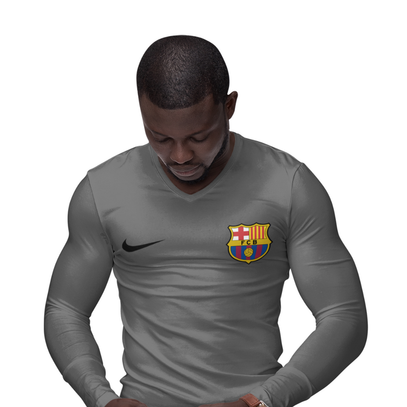 Kit 3 Camisas Térmicas Masculinas Tecido Ice Malha Fria com Proteção UV Fator 50+ Barcelona