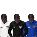 Kit 3 Camisas Térmicas Masculinas Tecido Ice Malha Fria com Proteção UV Fator 50+ São Paulo