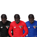 Kit 3 Camisas Térmicas Masculinas Tecido Ice Malha Fria com Proteção UV Fator 50+ São Paulo