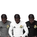 Kit 3 Camisas Térmicas Masculinas Tecido Ice Malha Fria com Proteção UV Fator 50+ Real Madrid