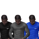 Kit 3 Camisas Térmicas Masculinas Tecido Ice Malha Fria com Proteção UV Fator 50+ Nike