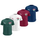Kit 4 Camisas Masculinas TechFit Malha Fria Anti-Suor Proteção Solar Fluminense