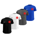 Kit 4 Camisas Masculinas TechFit Malha Fria Anti-Suor Proteção Solar Vasco Cruz