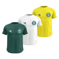 Kit 3 Camisas Masculinas TechFit Malha Fria Anti-Suor Proteção Solar Coritiba