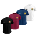 Kit 4 Camisas Masculinas TechFit Malha Fria Anti-Suor Proteção Solar Barcelona