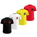 Kit 4 Camisas Masculinas TechFit Malha Fria Anti-Suor Proteção Solar Athletico-PR