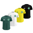 Kit 4 Camisas Masculinas TechFit Malha Fria Anti-Suor Proteção Solar Guarani